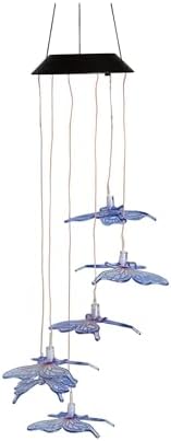 Garden Themed Solar Butterfly Mobile