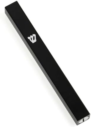 Aluminium Mezuzah Case with Screw Plug and Adhesive Back