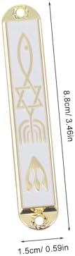 Ciieeo 2pc Door Mezuzah Case Decor