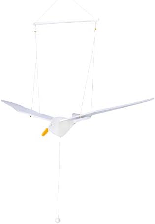 Beachcombers Flying Seagull Drop White Decor Sign