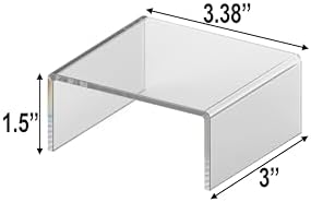 Clear Ad Plastics Acrylic Display Risers 2-Pack