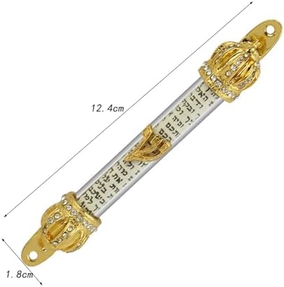 Elegant Mezuzah Scroll Case for Home Door