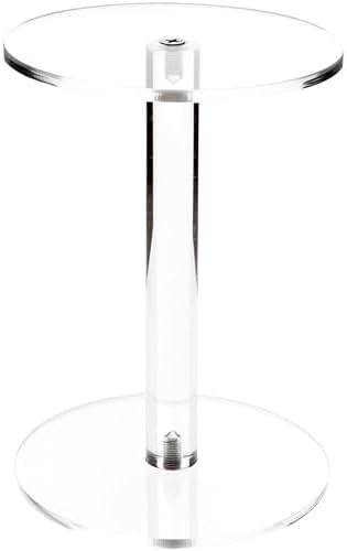 Plymor Clear Acrylic Round Riser Display Stand