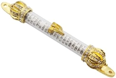 Elegant Mezuzah Scroll Case for Home Door