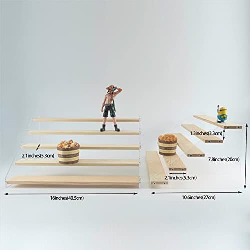 5 Tier Acrylic Display Stand for Figures and Crafts