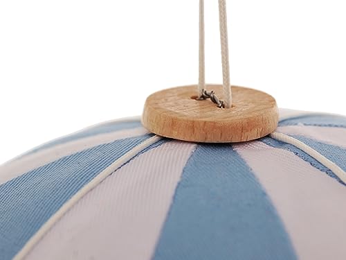 Hot Air Balloon Airplane Baby Blue Ceiling Mobile