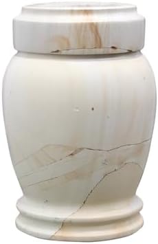 Elegant Marble Cremation Urn for Small Ashes