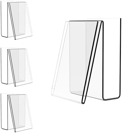 Boloyo Acrylic Easel Display Stand 4PC 6x4 Inch Holder