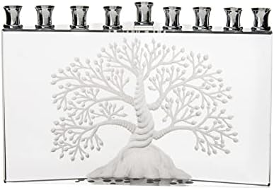 GIFTS PLAZA Judaica Crustal Tree Chanukkah Decor