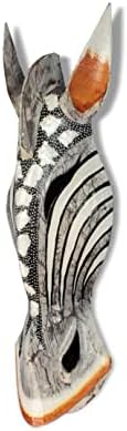 G6 Collection Tribal African Giraffe Wood Wall Sculpture