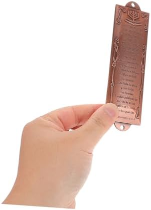 ABOOFAN Spanish Mezuzah Plaque with Blessing