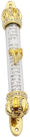 Elegant Mezuzah Scroll Case for Home Door