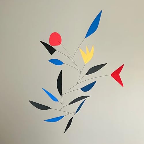 Metal Kinetic Hanging Mobile Sculpture 36x365
