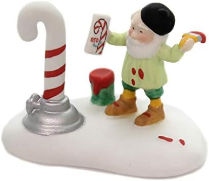 Department 56 North Pole Puttin On The Stripes Figurine