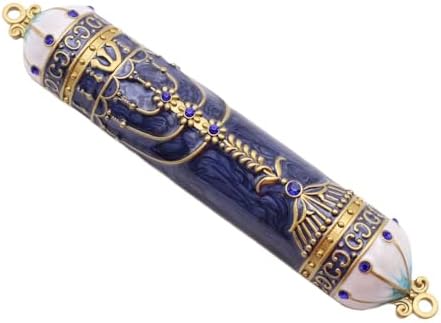 Elegant Jewish Mezuzah Case for Front Door Decor