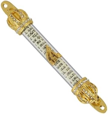Elegant Mezuzah Scroll Case for Home Door