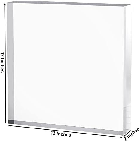 CiaoHER 2in Acrylic Cube Display Stand Riser