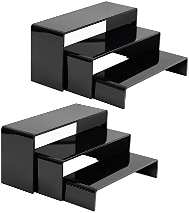 ihomecooker 6 Pc Black Acrylic Display Risers