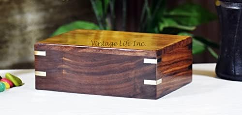 Handmade Rosewood Cremation Urn for Human Ashes