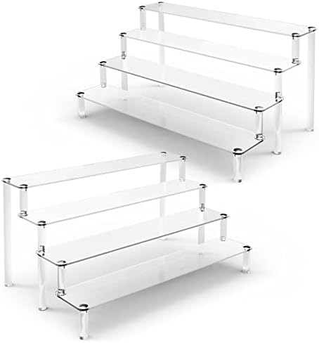 KALYLOC 4 Tier Acrylic Display Stand for Collectibles