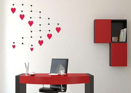 Hanging Art Mobiles - Hearts Decor Accents