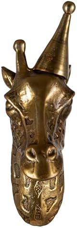 Creative Co Op Cast Aluminum Giraffe Wall Sculpture