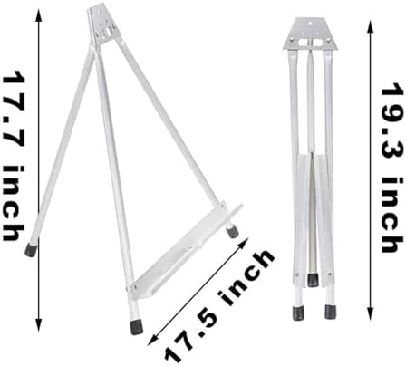 Aluminum Tabletop Display Easel 177 Inch High Art Show Stand