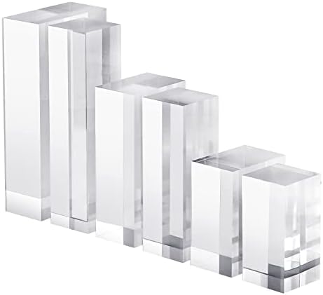 CiaoHER 2in Acrylic Cube Display Stand Riser