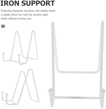 PRETYZOOM Plate Holder Easel Display Stand for Tabletop Display