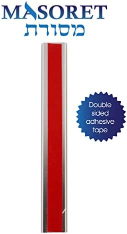 MASORET 3-Piece Aluminum Mezuzah Scroll Holder Case