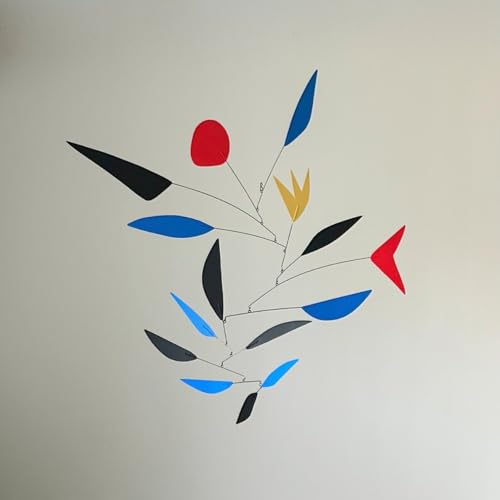 Metal Kinetic Hanging Mobile Sculpture 36x365