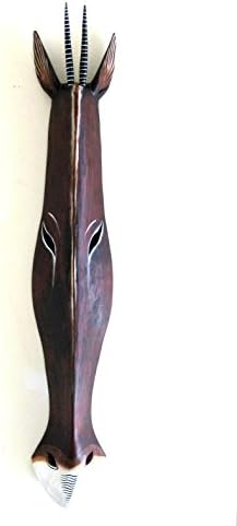 OMA Hand Painted Giraffe Wall Sculpture 40