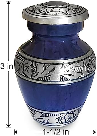4 Pcs Purple Mini Cremation Urns for Human Ashes