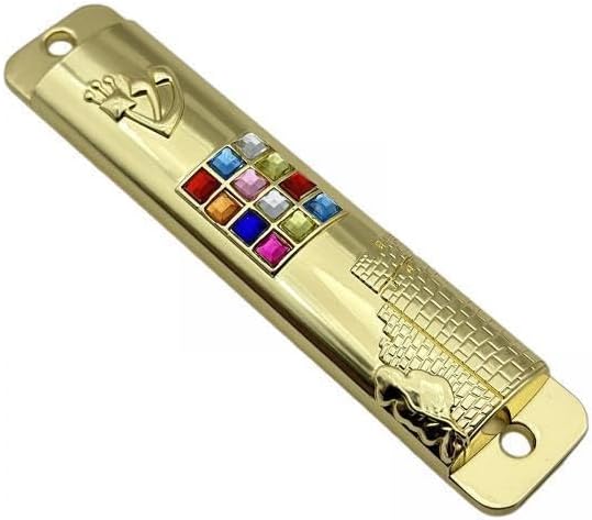 5 Piece Mezuzah Plaque for Door Home Decoration