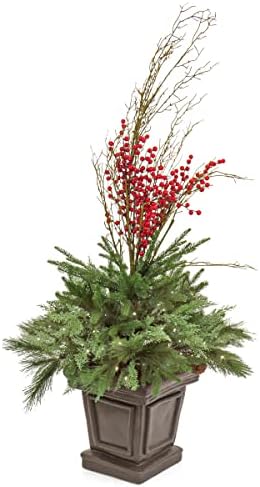 National Tree Company 48 Inch Pre Lit Artificial Shrub