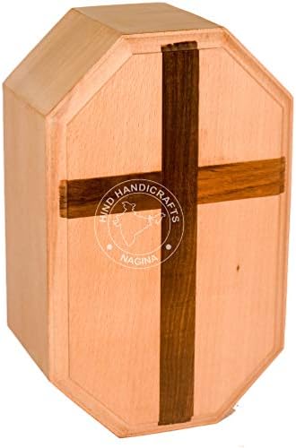 Rosewood Cremation Urn for Human Ashes 250 Cubic Inches