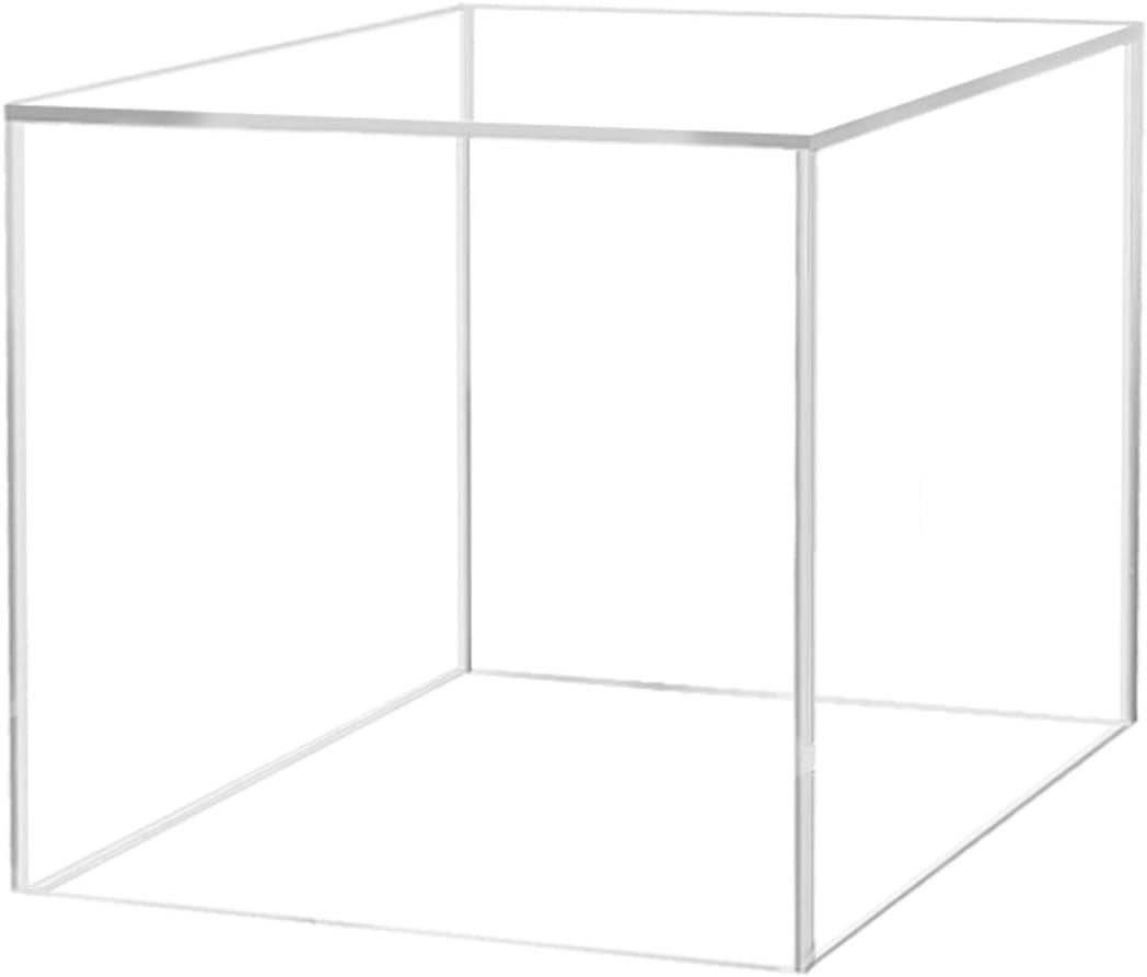 9 Inch Acrylic Display Riser Box No Lid One Side Open