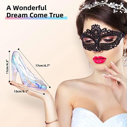 Cinderella Crystal High Heels Shoes Decor