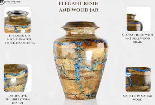 Durable Handcrafted Wooden Urns for Human Ashes