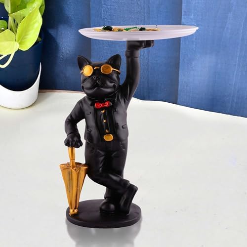 Stylish Resin Cool Dog Sculpture for Home Decor