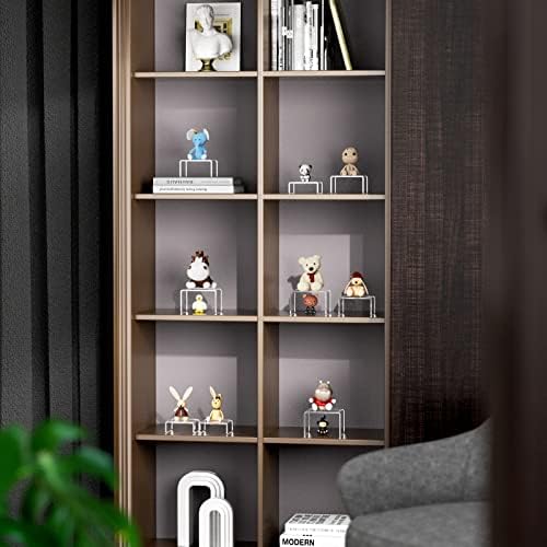 NIUBEE Acrylic Display Riser Stands 2 Sets 3 Steps