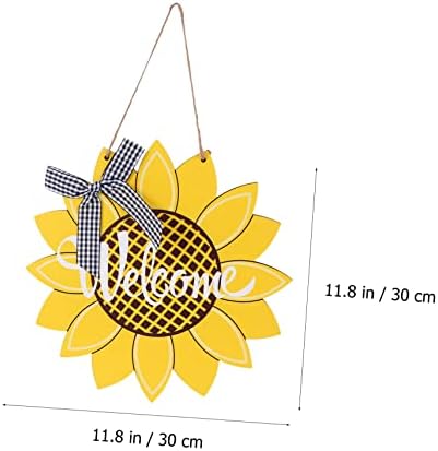 Sunflower Door Welcome Sign Decorative Wall Hanging