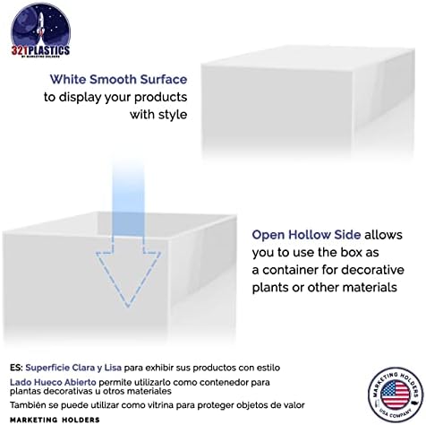 Elevated Acrylic Display Box 12x12x24 Inch Pedestal