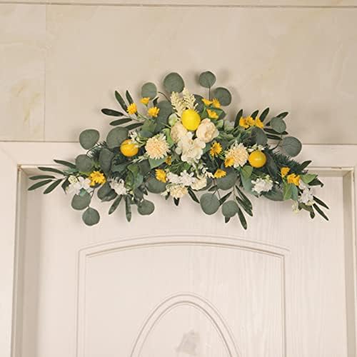 Belupai 275in Artificial Peony Daisy Swag with Lights