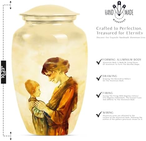 YATHABHISA Unique Decorative Urn for Human Ashes