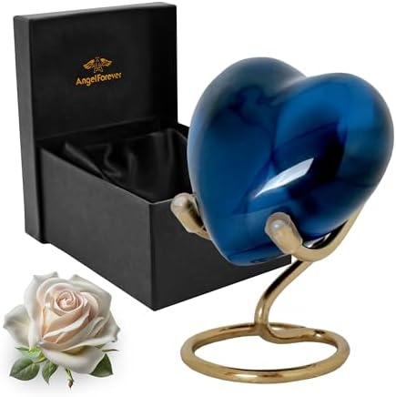 Heart Urn for Human Ashes - Mini Keepsake Cremation Urn