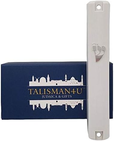 Waterproof Mezuzah Case with Scroll for Door Protection