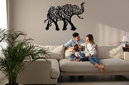 DEKADRON Elephant Metal Wall Art Decor