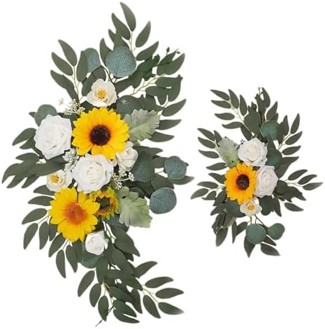 Faux Flower Swag Set of 2 for Wedding Welcome Signs