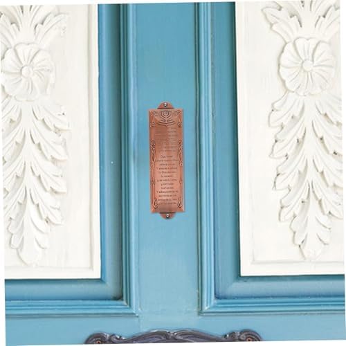 ABOOFAN Spanish Mezuzah Plaque with Blessing